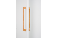 Deurgreep dubbel LUV WOOD BIG BA384 L418.5 hout eik
