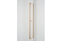 Deurgreep dubbel LUV WOOD BIG BA992-496 L1026.5 hout eik nature ongelakt