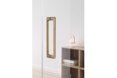 Deurgreep dubbel LUV WOOD BIG BA992-496 L1026.5 hout eik