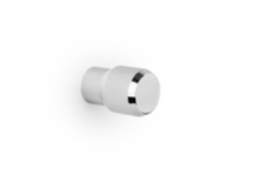 Knop BROOKLYN Ø20 aluminium gepolijst nikkel