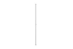 Greep BROOKLYN BA528-1056 L1066 aluminium gepolijst nikkel
