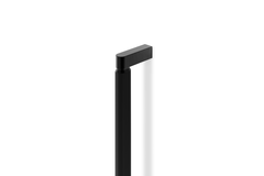Greep BROOKLYN BA528-1056 L1066 aluminium geborsteld zwart
