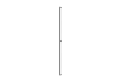Greep BROOKLYN BA528-1056 L1066 aluminium titanium zwart