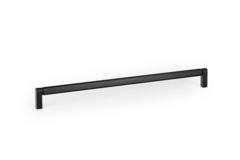 Greep BROOKLYN BA320 L330 aluminium geborsteld zwart
