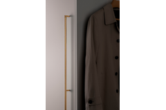 Greep BROOKLYN BA528-1056 L1066 aluminium geborsteld messing cava