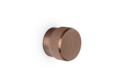 Knop BROOKLYN BIG Ø40 aluminium geborsteld brons