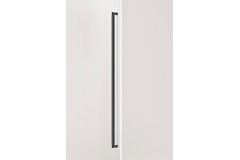Deurgreep enkel BROOKLYN BIG BA1056 L1074 aluminium titanium zwart