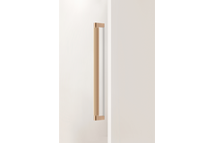Greep BROOKLYN BIG BA448 L466 aluminium geborsteld messing cava