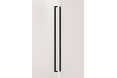Deurgreep dubbel BROOKLYN BIG BA1056 L1074 aluminium geborsteld zwart