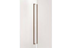 Deurgreep dubbel BROOKLYN BIG BA1056 L1074 aluminium geborsteld brons