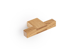 T-knop HAKO L76 hout eik