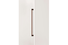 Deurgreep enkel CASEY BIG BA736 L768 aluminium metallic bruin textuur / mat brons