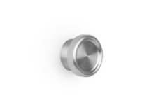 Knop BOTO Ø45 aluminium rvs-look