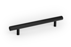 Greep BOTO BA160 L226 aluminium geborsteld zwart