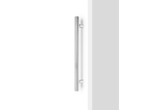 Greep BOTO BIG BA320 L418 aluminium gepolijst nikkel