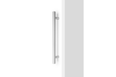 Greep BOTO BIG BA320 L418 aluminium rvs-look