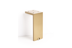 Meubelpootje fonda 80x150mm alu geborsteld goud