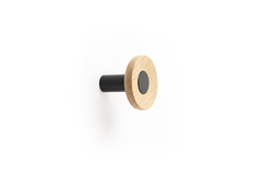 Jashaak ZOOT Ø60 hout / aluminium mat zwart / eik