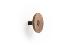 Jashaak ZOOT Ø90 hout / aluminium mat zwart / walnoot