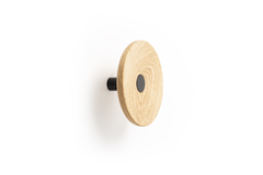 Jashaak ZOOT Ø120 hout / aluminium mat zwart / eik