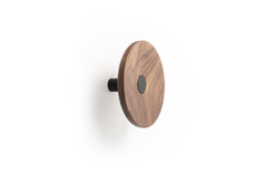 Jashaak ZOOT Ø120 hout / aluminium mat zwart / walnoot