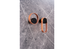 Jashaak ORBIT L45 zamak mat zwart / geborsteld koper