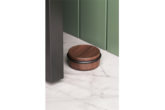 Deurstopper LUV WOOD Ø71 hout walnoot