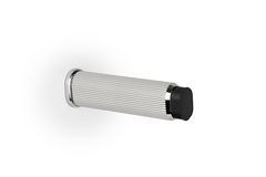 Deurstopper BROOKLYN Ø50 aluminium gepolijst nikkel