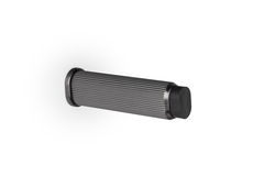 Deurstopper BROOKLYN Ø50 aluminium titanium zwart