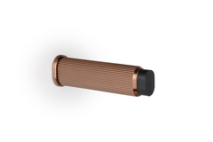 Deurstopper BROOKLYN Ø50 aluminium geborsteld brons