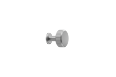 Knop VILLA ROUND Ø30 H32 zamak rvs-look