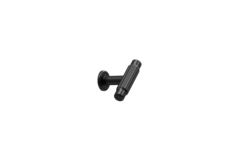 T-knop VILLA T 50x34x20 zamak mat zwart