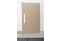 Greep CUBIC L160 zamak mat wit