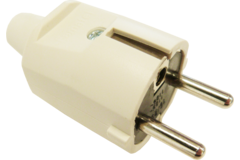 Stekker pvc 2pol+a 10-16a wit ip20