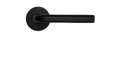 Deurkruk Pro l shape 16mm zwart r+no key