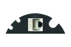 Evoline circle 80 afdekplaat rj45 wit