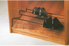 Schoenrek 60/100cm antraciet d.43cm vast