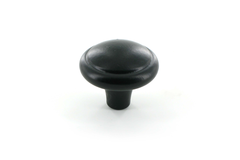 Knop snowdon gietijzer zwart dia. 34mm