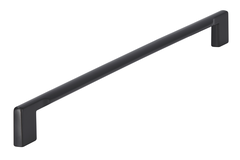 Greep recht ovaal ba 320mm L 340mm zmk mat zwart