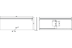 Spiegel 2000x750 led boven+kelvinch.+verwarming