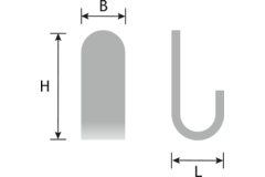 Jashaak TOK L100 aluminium geel