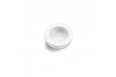 Inkapschelp rond zmk diam 40mm wit