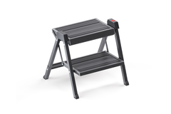 Hailo step-fix keukentrapje antraciet/zwart