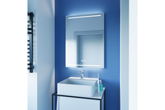 Spiegel 800x650 led bov/onder+kelvinch.+verwarming