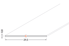 Slide afdekkap G 2000 transparant