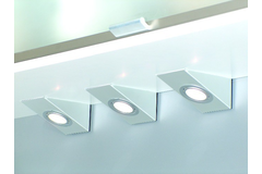 Set omega Led RVS 3x3W 4000K+ schakelaar