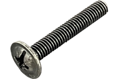 Metaalvijs M4x30 zwart verzinkt