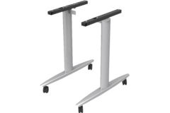 Tafelonderstel treno 600mm zilver opklapbaar