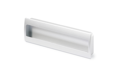greep om in te laten Misnia, boorafstand 96, L 116 mm, B 54 mm, H 18.5 mm, Aluminiumkleurig