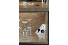 Tetra hoek rvs b-f 2 stopcontacten+1 usb